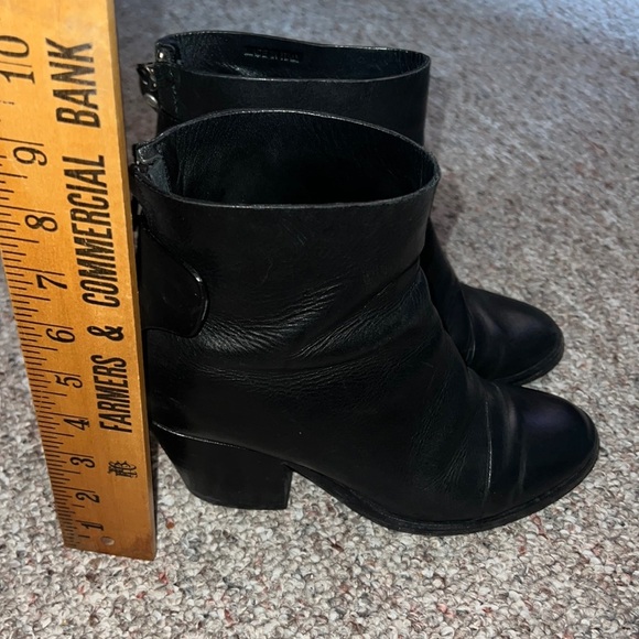 Rag & Bone black leather ankle boots size 8 (38) - Picture 12 of 14